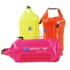 20L zwevende droge tas met verstelbare riem opblaasbare waterdichte zak zwevende droge zakapparatuur boei voor open zwemmen 240430