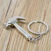 100pcs Mini Metal Keychain Personality Claw Hammer Pendant Model Claw Hammer Key Chain Ring Party Favors FY5844