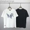 Trend Original 1to1 Amirirs T -Shirts Designer 2024 Springsummer New Mens Casual Round Neck kurzärmeliges T -Shirt mit einfachem Buchstaben Lose und Logo