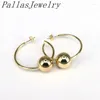 Boucles d'oreilles à clous 5 paires tendance mode classique bijoux plaqué d'or