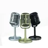 Microphones Vintage Style Classic Dynamic Vocal Microphone Universal Stand Compatible Retro Live Performance Karaoke Studio Recording micro