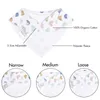 QQC9 Bibs Burp Cloths bébé 100% coton Bib 5 pièces / Pack Baby Bandage Set NOUVEAU ABSORPTION SOFD SOLBOW SALIVA SALIVA BARCHES ET FILLES TIANGULAL ECLOL DOSLE D240513