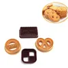 Bakvormen familieontwerp cookie cutters 4pcs klassieke groeten markeringen koekjes set baby favoriete koekje mal