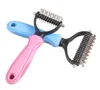 Pet Dog Fur Hair Knot Cutter Remover Rake Brush Metal Blade Puppy Cat Grooming Comb6895613