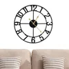 Wall Clocks Farmhouse For Living Room 16inch Large Minimalist Big Battery Operated Analog Clock With Arabic Numerals