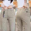 Men's Pants Four Season Midweight Casual Sports Simple Design Khaki Black Slim Straight Leg Stretch Trousers