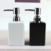 Dispensateur de savon liquide 320 ml de salle de bain cuisine en céramique lotion bouteille de bouteille d'huiles Lotions Soaps Shampoos Tool