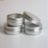 50 x 30G aluminiowy słoik 30 gramowy krem ​​metalowy 1 uncja srebrna blaszka gosetyczna