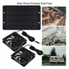 Mattor Solar Panel Fan Kit 10W 12V Powered Outdoor Waterproof Portable Ventilator avgaser med 2 m lång kabel