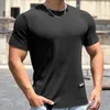 Nouvelle tendance d'été Pullover Round Nou Snake Match Bottom T-shirt Sports Fitness Top Top Men S Sleeve Op Hort Leeve