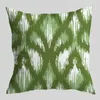 Pillow Silk Plow Cases Spring Green Retro Geometric Throw Cover American Style Garden Coastal Pillows Decorative