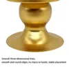 Świece nowoczesne okrągłe uchwyt w stylu europejskim Iron Art Freestandanding Home Dekoration Portable Wedding Centerpieces Gold Candlestick