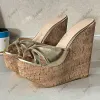 Sukeia Handmade Women Summer Plateforme Mules Sandals Corèges High Talons Round Toe Gold Nude Party Shoes Ladies US plus taille 4-16