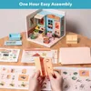 Architecture / DIY House Rolife Super Creat Plastic DIY MINIATURE HOUSE CAFE ENERGIE STAGE DES TOYS BLACHES