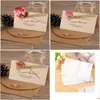 Other Festive Party Supplies Vintage Kraft Paper Envelopes For Business Invitations Postcard Letter Wallet Envelope Drop Delivery Home Otxgw