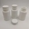 Free shipping 50pcs 100ml 100cc HDPE White medical pill bottle plastic, empty refillable Capsules bottle with Tamper Proof Cap Rhmic Jbamv