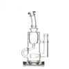 High quality water supply and drainage circulation with vortex petal filter in the middle, glass hookah and pipe