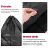 Laundry Bags Foldable Basket Heavy Duty Backpack Bag Camping Travel Large Clothing Storage (black) Hampers