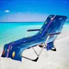 Stuhlabdeckungen Sea Lazy Lounger Beach Towel Lounge Cover Bag Sun Mate Holiday Garten ohne