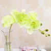 Symulacja kwiatów dekoracyjna kwiat sztuczny phalaenopsis DIY rzemiosło jedwabny motyl orchidea