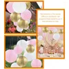 Bordslampor Rundvattentät rosa Decor Outdoor Grand Event Hanging Lamp Nylon Wedding Birthday Party Festival