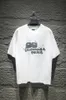 T-shirt de camiseta feminina de camiseta feminina feminina de camiseta feminina marca de camiseta BA Manga curta Pullover de camiseta de algodão puro Moda solta Moda e mulheres Top-shirts de manga curta 22bag