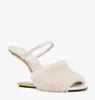 Marque populaire Femmes First Sandals Chaussures STRAP FRAP F-Shape Peep Toe Noir Nude Blanc Couiner Belle Dame Walking Dame Weddalias EU35-43