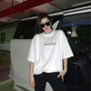 Mens T Shirt Designer Men Womens Long Shirts Fashion tshirt With Letters Casual Summer Short Sleeve Man Tee Woman Clothing Size XXXXXL