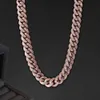 Новый продукт Rock Street Iced Out Hip Hop Chain 20 мм 22 дюйма в Майами Кубинское колье для мужчин Оптовое рэп