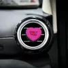 Cintos de segurança acessórios Dia dos namorados Love Cartoon Car Vent de ventilação da cabeça quadrada Cabeça por clipes CoNCUSIDOR CONDICIONADOR DO OTAP7