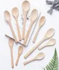 More size wooden jam spoon honey spoon coffee spoon new delicate kitchen tableware sugar salt spoons5189934