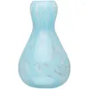 Vases Medieval Glass VINTAGE Nitrate Small Flower Bottle Handmade Set Ins