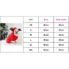 Abbigliamento per cani Cute Christmas Pet Cloth for Dogs Cats Cats Cuppy Cat Abibiti Chihuahua Maltese Pallover Felpette