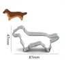 Formy do pieczenia 3D dla psa foremka do stali nierdzewnej noża ciastka owoce narzędzia kuchenne wytłaczanie drukowania