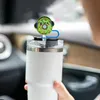 Other Table Decoration Accessories Cartoon Donuts St Er For Cups Dust-Proof Caps 40 Oz Tumblers Reusable Topper Compatible With Simple Otmn2