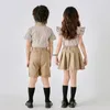 男の子の女の子の制服の子供たちの美しいポグラフドレス子供卒業パフォーマンスセレモニーダンス幼稚園衣装240514