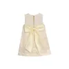 Dziewczyny Sundress Princess Dress Western Style Spring and Summer Children Baby Girl Dress French Style Drop 240513