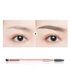 Makeup Brushes 50 Pcs Single Eye Brush Free Sample Spoolie Eyebrow Pencil Thin Angled Double-headed Portable Beginner Tools