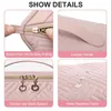 Pencil Bags Travel Makeup Bag - Waterproof Portable Cosmetic Bag organizer for flat openings on toilets and brushes