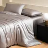 Set di biancheria da letto 600tc eucalipto lyocell premium semplice set di colori solidi natura morbido piumino setano coperchio foglio foglio di cuscinetti della famiglia Dimensioni familiari