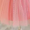 Vestidos de menina 1-5 anos, garotas de meninas 2024 Princess Birthday Party Dress Luxury Summer Polka Dot Flower Girls Dresses para vestido de baile de casamento Y240514