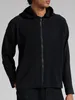 Miyake plissé hommes zip-up Plisse Sweat à capuche classique Hood Casual Fashion Coat avant