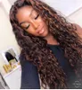 wholesale360 degree full lace wig bone straight 13x4European and American long curly wigs African small curly wigs mixed color chemical fiber headgear