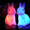 Luci notturne colorate per bambini regali per bambini cartone animato simpatico lampada animale decorazione natale regalo di compleanno per bambini