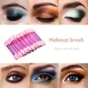 Make -up Pinsel Lidschattenbürste Einweg einseitiger Schwamm tragbare Sticksets Kosmetikwerkzeuge Applikator Make -up Frauen Schönheit