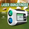 Telescópio de Rangefinder de laser de golfe multifuncional Nohawk com o medidor de distância da encosta da bandeira para a caça monocular 240513