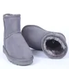 كلاسيكية أستراليا نساء الثلج أحذية 100 ٪ أصلية جلد البقر من الجلد أحذية الكاحل الدافئة أحذية الشتاء أحذية أحذية كبيرة الحجم 35-44