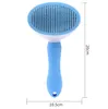 Animal de compagnie brosse chat peigne auto-nettoyage des cheveux de animaux de compagnie brosse pour chiens chats outils de toilettage