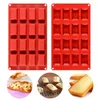 Stampi da forno Silikolove 16 Cavività Finanziatore Cookie Stampo Mini dimensioni silicone Rettangolare Pastry Casa Bakeware Strumenti