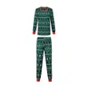 2023 Weihnachtsfamilienfamilie passende Pyjamas Mutter Tochter Vater Sohn Look Outfit Baby ROMPERS NALLEWAY PAJAMAS 240507